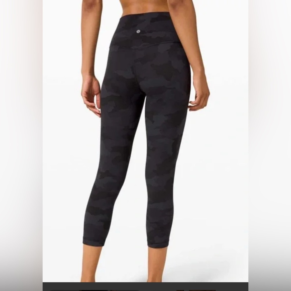 lululemon athletica Black Camo Leggings